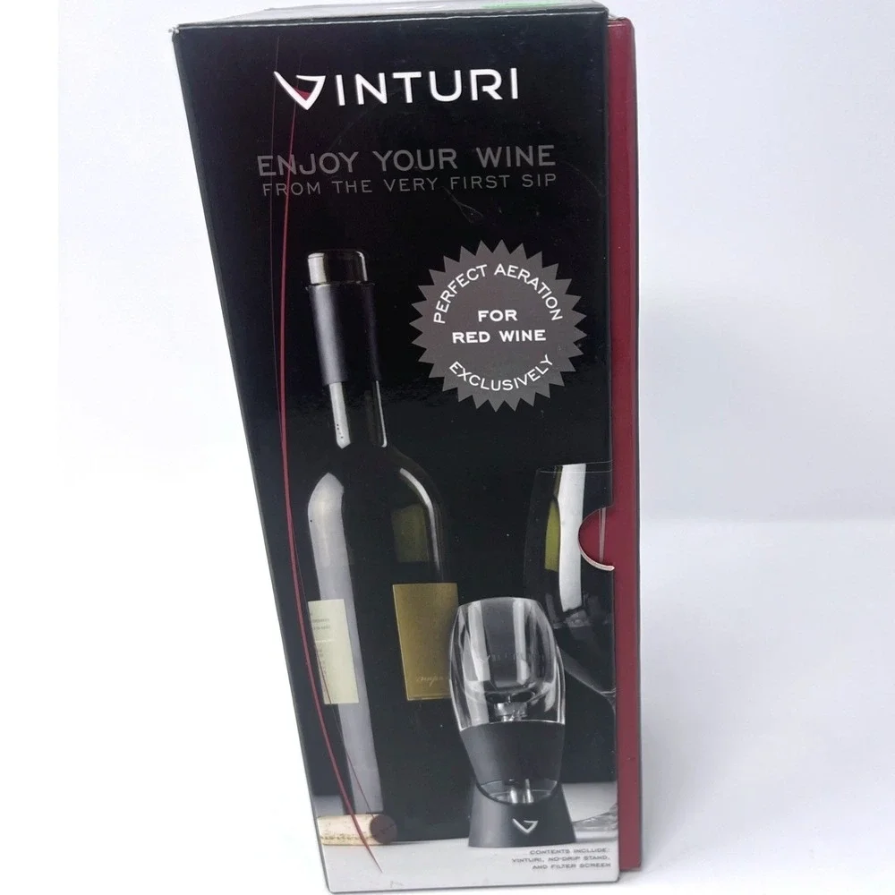 Vinturi Essential Red Wine Aerator Pourer w/ Original Box New In Box Glass Taste
